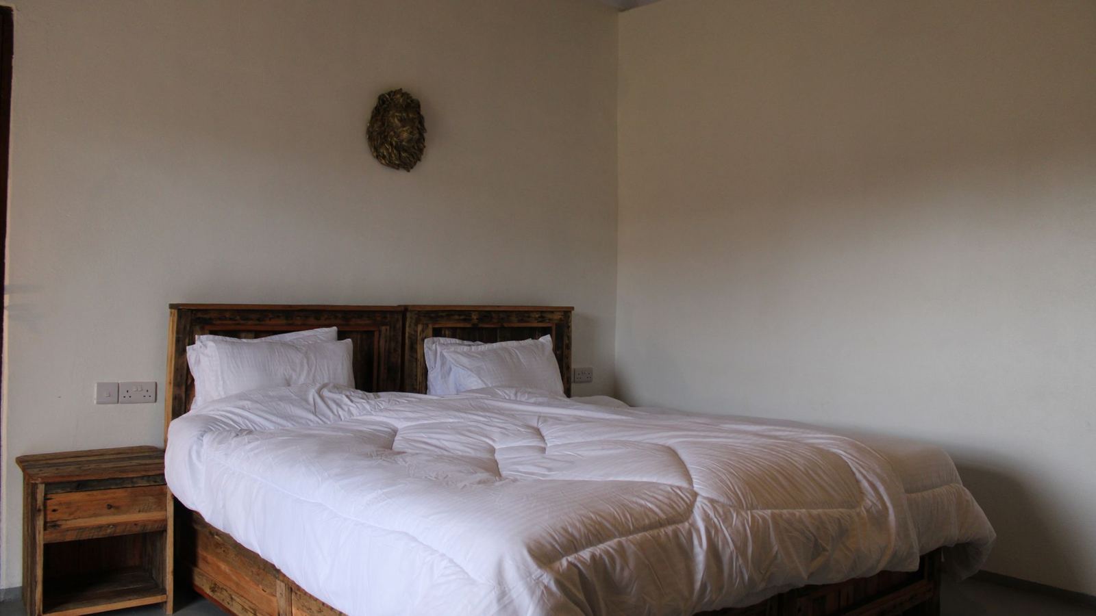 Standard room, warm evening light